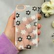 قاب گوشی iPhone 7 / iPhone 8 / iPhone SE 2020 / iPhone SE 2022 آیفون شفاف PC CASE شفاف پشت طلق فانتزی طرح گل کد 110999