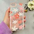 قاب گوشی iPhone 7 / iPhone 8 / iPhone SE 2020 / iPhone SE 2022 آیفون شفاف PC CASE شفاف پشت طلق فانتزی طرح گل کد 111000