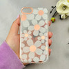 قاب گوشی iPhone 7 / iPhone 8 / iPhone SE 2020 / iPhone SE 2022 آیفون شفاف PC CASE شفاف پشت طلق فانتزی طرح گل کد 111001