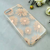 قاب گوشی iPhone 7 / iPhone 8 / iPhone SE 2020 / iPhone SE 2022 آیفون شفاف PC CASE شفاف پشت طلق فانتزی طرح گل کد 111002