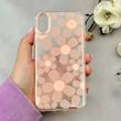قاب گوشی iPhone X / iPhone XS آیفون شفاف PC CASE شفاف پشت طلق فانتزی طرح گل کد 111008