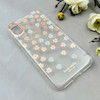قاب گوشی iPhone X / iPhone XS آیفون شفاف PC CASE شفاف پشت طلق فانتزی طرح گل کد 111009
