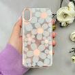 قاب گوشی iPhone X / iPhone XS آیفون شفاف PC CASE شفاف پشت طلق فانتزی طرح گل کد 111013