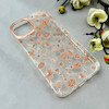 قاب گوشی iPhone 13 / iPhone 14 آیفون شفاف PC CASE شفاف پشت طلق فانتزی طرح گل کد 111015