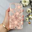 قاب گوشی iPhone 13 / iPhone 14 آیفون شفاف PC CASE شفاف پشت طلق فانتزی طرح گل کد 111024