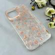 قاب گوشی iPhone 13 Pro Max آیفون شفاف PC CASE شفاف پشت طلق فانتزی طرح گل کد 111025