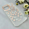 قاب گوشی iPhone 13 Pro Max آیفون شفاف PC CASE شفاف پشت طلق فانتزی طرح گل کد 111027