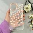 قاب گوشی iPhone 12 Pro Max آیفون شفاف PC CASE شفاف پشت طلق فانتزی طرح گل کد 111037