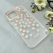 قاب گوشی iPhone 12 Pro Max آیفون شفاف PC CASE شفاف پشت طلق فانتزی طرح گل کد 111037