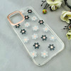 قاب گوشی iPhone 12 Pro Max آیفون شفاف PC CASE شفاف پشت طلق فانتزی طرح گل کد 111039
