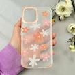 قاب گوشی iPhone 12 Pro Max آیفون شفاف PC CASE شفاف پشت طلق فانتزی طرح گل کد 111040