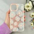 قاب گوشی iPhone 12 Pro Max آیفون شفاف PC CASE شفاف پشت طلق فانتزی طرح گل کد 111042