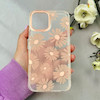 قاب گوشی iPhone 12 Pro Max آیفون شفاف PC CASE شفاف پشت طلق فانتزی طرح گل کد 111043