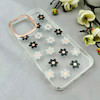 قاب گوشی iPhone 16 Pro Max آیفون شفاف PC CASE شفاف پشت طلق فانتزی طرح گل کد 111052