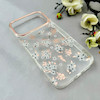 قاب گوشی iPhone 17 Pro Max آیفون شفاف PC CASE شفاف پشت طلق فانتزی طرح گل کد 111055