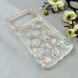 قاب گوشی iPhone 17 Pro Max آیفون شفاف PC CASE شفاف پشت طلق فانتزی طرح گل کد 111055