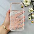 قاب گوشی iPhone 17 Pro Max آیفون شفاف PC CASE شفاف پشت طلق فانتزی طرح گل کد 111056