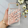 قاب گوشی iPhone 17 Pro Max آیفون شفاف PC CASE شفاف پشت طلق فانتزی طرح گل کد 111057
