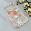 قاب گوشی iPhone 17 Pro Max آیفون شفاف PC CASE شفاف پشت طلق فانتزی طرح گل کد 111058