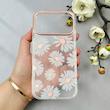 قاب گوشی iPhone 17 Pro Max آیفون شفاف PC CASE شفاف پشت طلق فانتزی طرح گل کد 111059