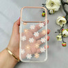 قاب گوشی iPhone 17 Pro Max آیفون شفاف PC CASE شفاف پشت طلق فانتزی طرح گل کد 111061