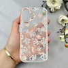 قاب گوشی iPhone 17 آیفون شفاف PC CASE شفاف پشت طلق فانتزی طرح گل کد 111065