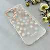 قاب گوشی iPhone 17 آیفون شفاف PC CASE شفاف پشت طلق فانتزی طرح گل کد 111068