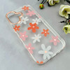 قاب گوشی iPhone 17 آیفون شفاف PC CASE شفاف پشت طلق فانتزی طرح گل کد 111069