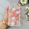 قاب گوشی iPhone 17 آیفون شفاف PC CASE شفاف پشت طلق فانتزی طرح گل کد 111069
