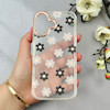 قاب گوشی iPhone 17 آیفون شفاف PC CASE شفاف پشت طلق فانتزی طرح گل کد 111071