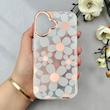 قاب گوشی iPhone 17 آیفون شفاف PC CASE شفاف پشت طلق فانتزی طرح گل کد 111072