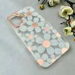 قاب گوشی iPhone 17 آیفون شفاف PC CASE شفاف پشت طلق فانتزی طرح گل کد 111072