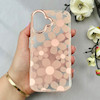 قاب گوشی iPhone 17 آیفون شفاف PC CASE شفاف پشت طلق فانتزی طرح گل کد 111074