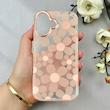 قاب گوشی iPhone 17 آیفون شفاف PC CASE شفاف پشت طلق فانتزی طرح گل کد 111074