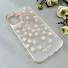 قاب گوشی iPhone 16 آیفون شفاف PC CASE شفاف پشت طلق فانتزی طرح گل کد 111078