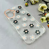 قاب گوشی iPhone 16 آیفون شفاف PC CASE شفاف پشت طلق فانتزی طرح گل کد 111081