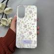 قاب گوشی Galaxy A14 سامسونگ فانتزی براق IMD لیزری لاکچری سخت HARD طرح گل کد 111365