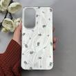 قاب گوشی Galaxy S24 FE سامسونگ فانتزی براق IMD لیزری لاکچری سخت HARD طرح گل کد 111539