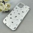 قاب گوشی iPhone 13 / iPhone 14 آیفون فانتزی براق IMD لیزری لاکچری سخت HARD طرح گل کد 111552