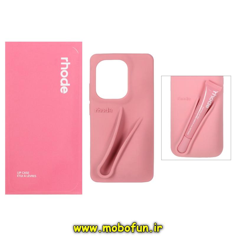 قاب گوشی Redmi Note 13 Pro 4G / Poco M6 Pro 4G / Redmi Note 14S شیائومی سیلیکونی پاک کنی اورجینال rhode روود همراه با لیپ گلاس کالباسی کد 95531