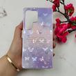 قاب گوشی Galaxy S25 Ultra سامسونگ فانتزی براق IMD لیزری لاکچری سخت HARD طرح پروانه کد 111905