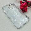 قاب گوشی iPhone 13 / iPhone 14 آیفون فانتزی براق IMD لیزری لاکچری سخت HARD طرح پروانه کد 111931