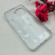 قاب گوشی iPhone 13 / iPhone 14 آیفون فانتزی براق IMD لیزری لاکچری سخت HARD طرح پروانه کد 111931