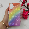 قاب گوشی iPhone 16 آیفون فانتزی براق IMD لیزری لاکچری سخت HARD طرح پروانه کد 111963
