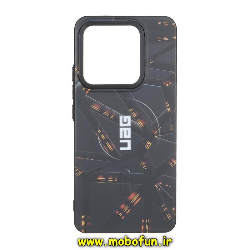 قاب گوشی Redmi Note 14 4G شیائومی دودی مات فانتزی چاپ درجه یک طرح یو ای جی UAG کد 95643