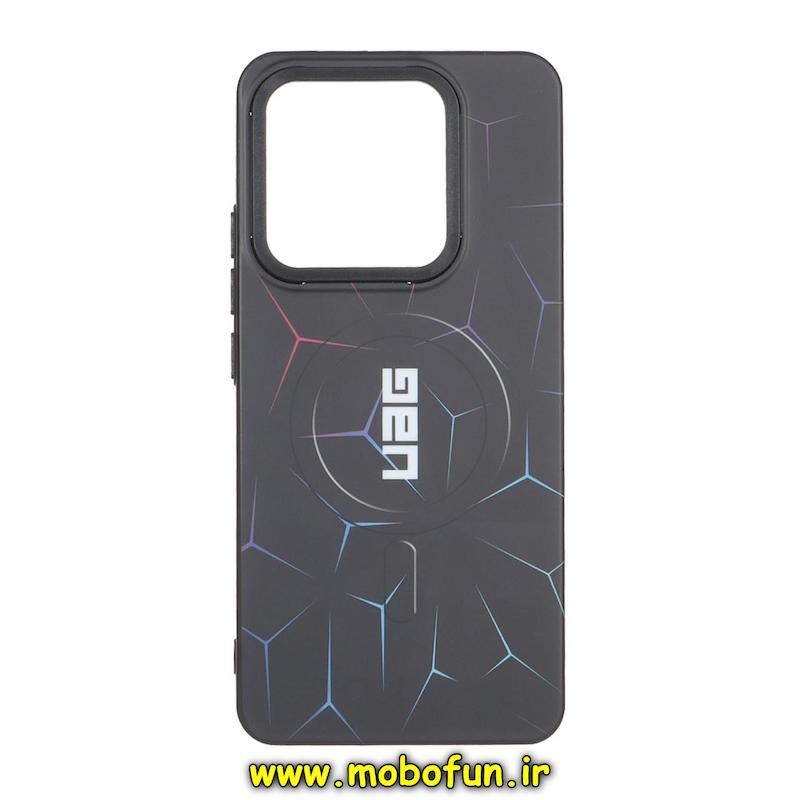 قاب گوشی Redmi Note 14 4G شیائومی دودی مات فانتزی چاپ درجه یک طرح یو ای جی UAG کد 95645