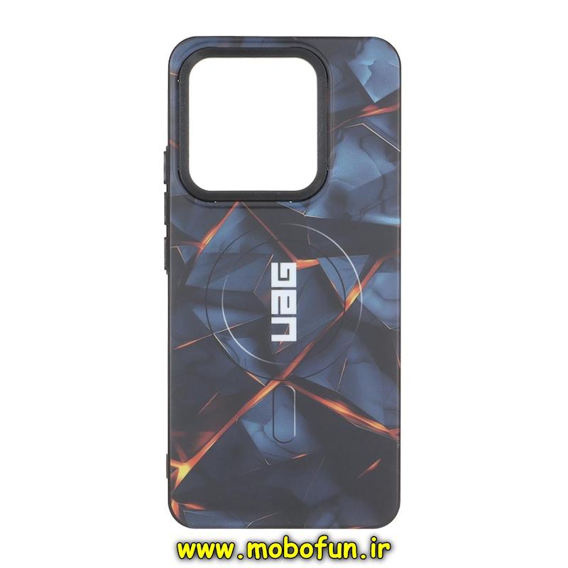 قاب گوشی Redmi Note 14 4G شیائومی دودی مات فانتزی چاپ درجه یک طرح یو ای جی UAG کد 95647
