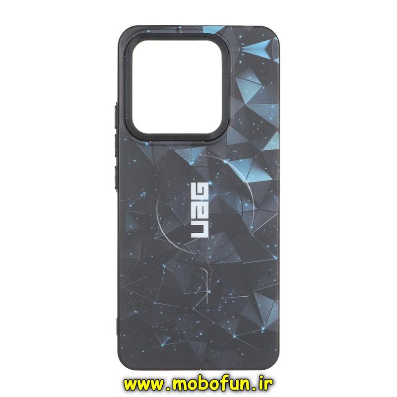 قاب گوشی Redmi Note 14 4G شیائومی دودی مات فانتزی چاپ درجه یک طرح یو ای جی UAG کد 95653