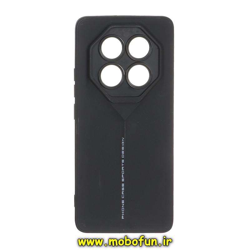 قاب گوشی Redmi Note 14 Pro 5G / Redmi Note 14 Pro Plus / Poco X7 شیائومی Porsche Design سیلیکونی ژله ای محافظ لنز دار مشکی کد 95738