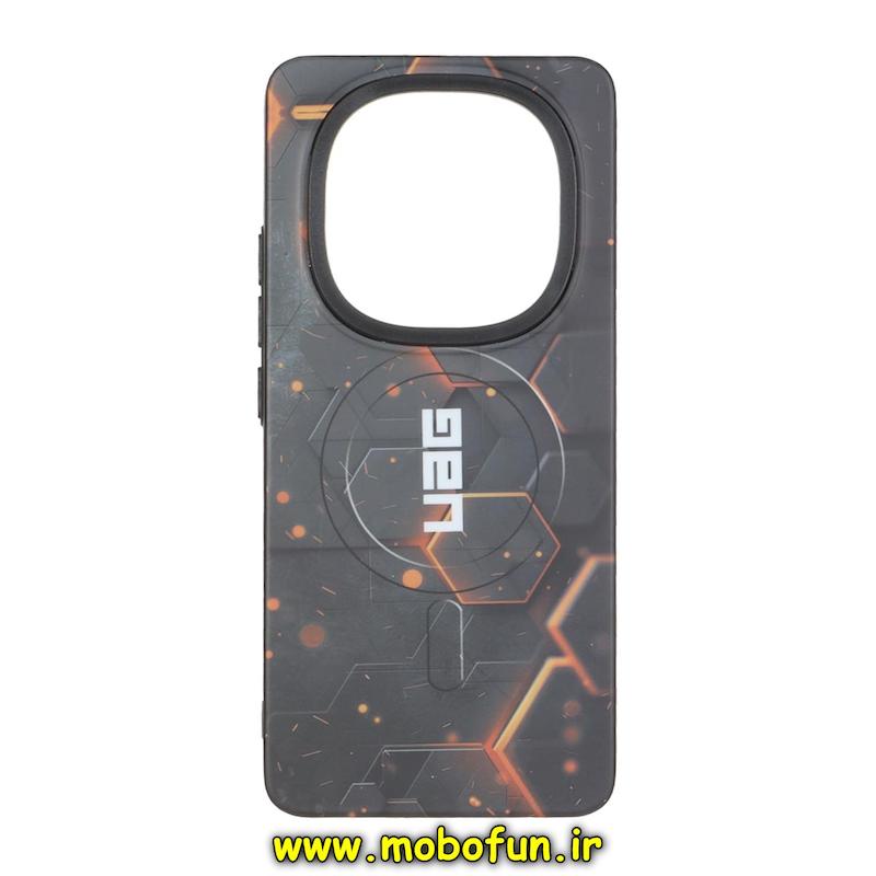 قاب گوشی Redmi Note 14 Pro 5G / Redmi Note 14 Pro Plus / Poco X7 شیائومی دودی مات فانتزی چاپ درجه یک طرح یو ای جی UAG کد 95745